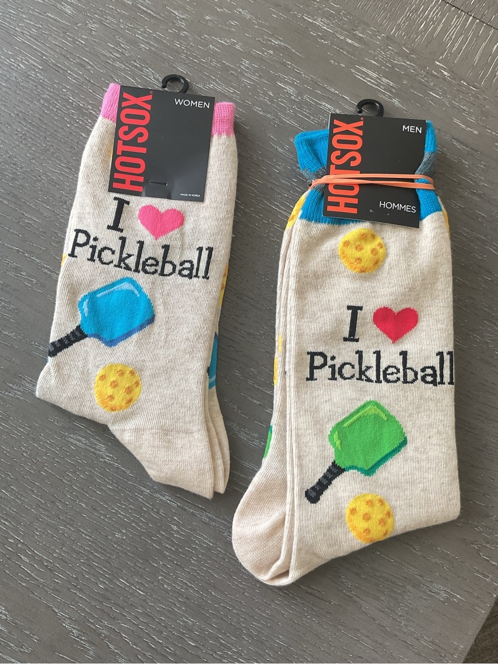 NWT HOTSOX Men's & Women’s Set of Pickleball Casual Socks
